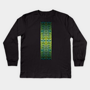 Light through a stained glass window - abstract Kids Long Sleeve T-Shirt